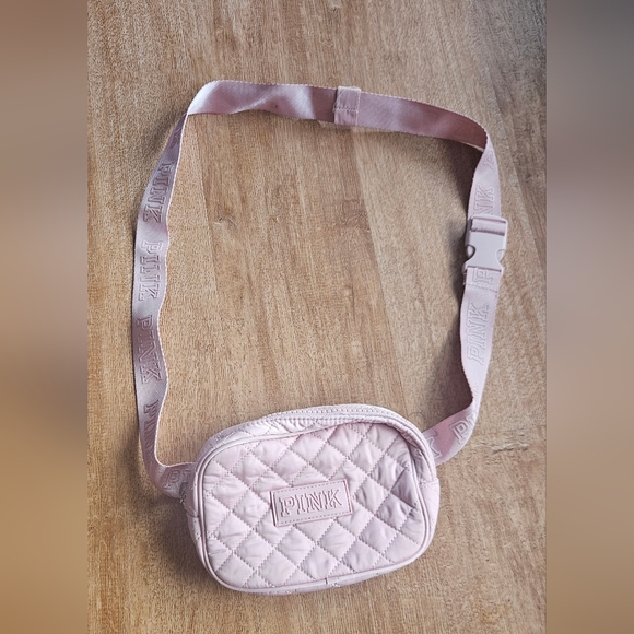 PINK Victoria's Secret Pink Crossbody Bag Quilted Design - Picture 1 of 5